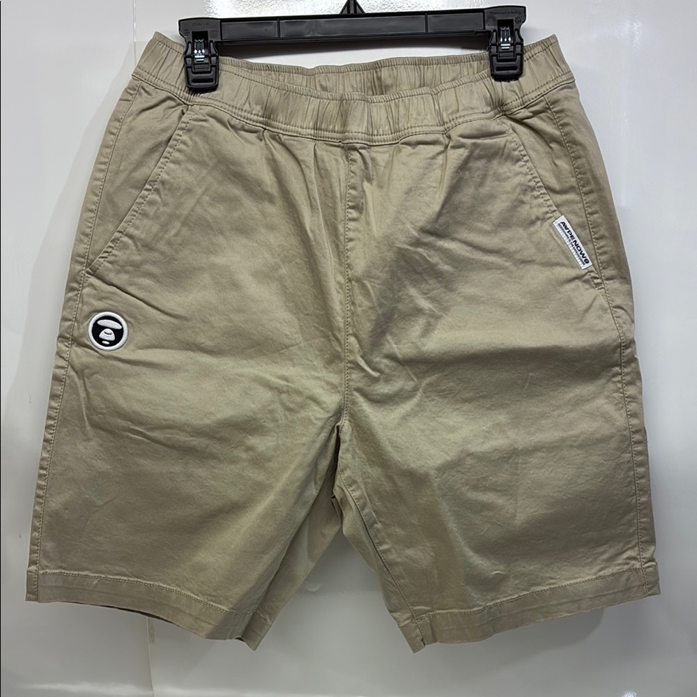 Aspen’s Tan Shorts with Elastic Waistband